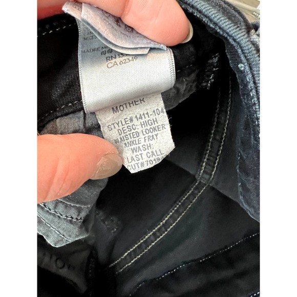 MOTHER Dark Blue Ankle Jeans - Picture 6 of 9